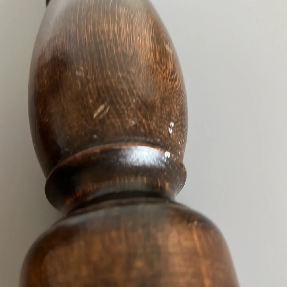Vintage Wood Pepper Mill Grinder Salt Shaker 10